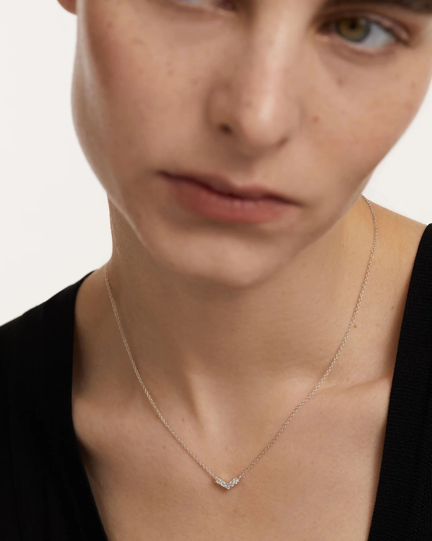 PDPAOLA Silver Necklace/ CO02-485-U