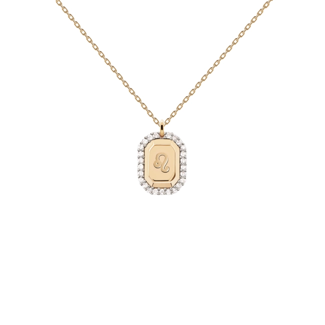 PDPAOLA 18K Ոսկեպատ Արծաթյա Վզնոց / Առյուծ / CO01-572-U