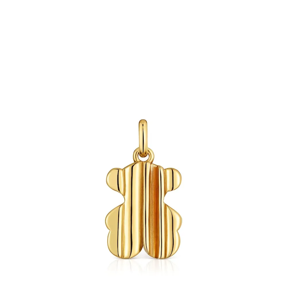 TOUS 18K Gold Plated Silver Pendant/ 1004448900