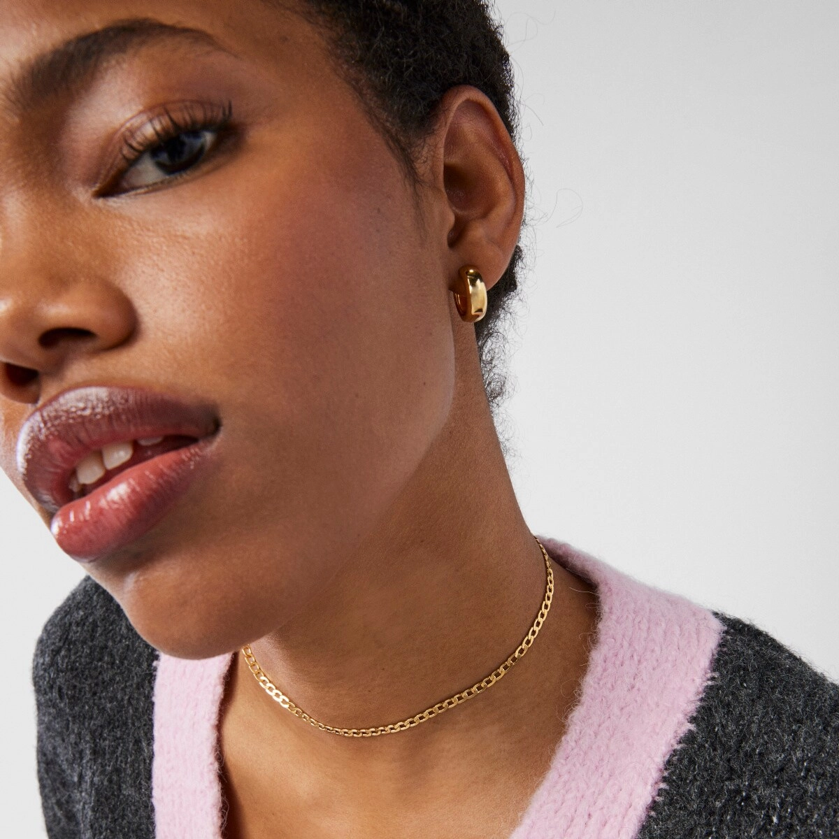 TOUS 18K Gold plated Silver Choker/ 011902590