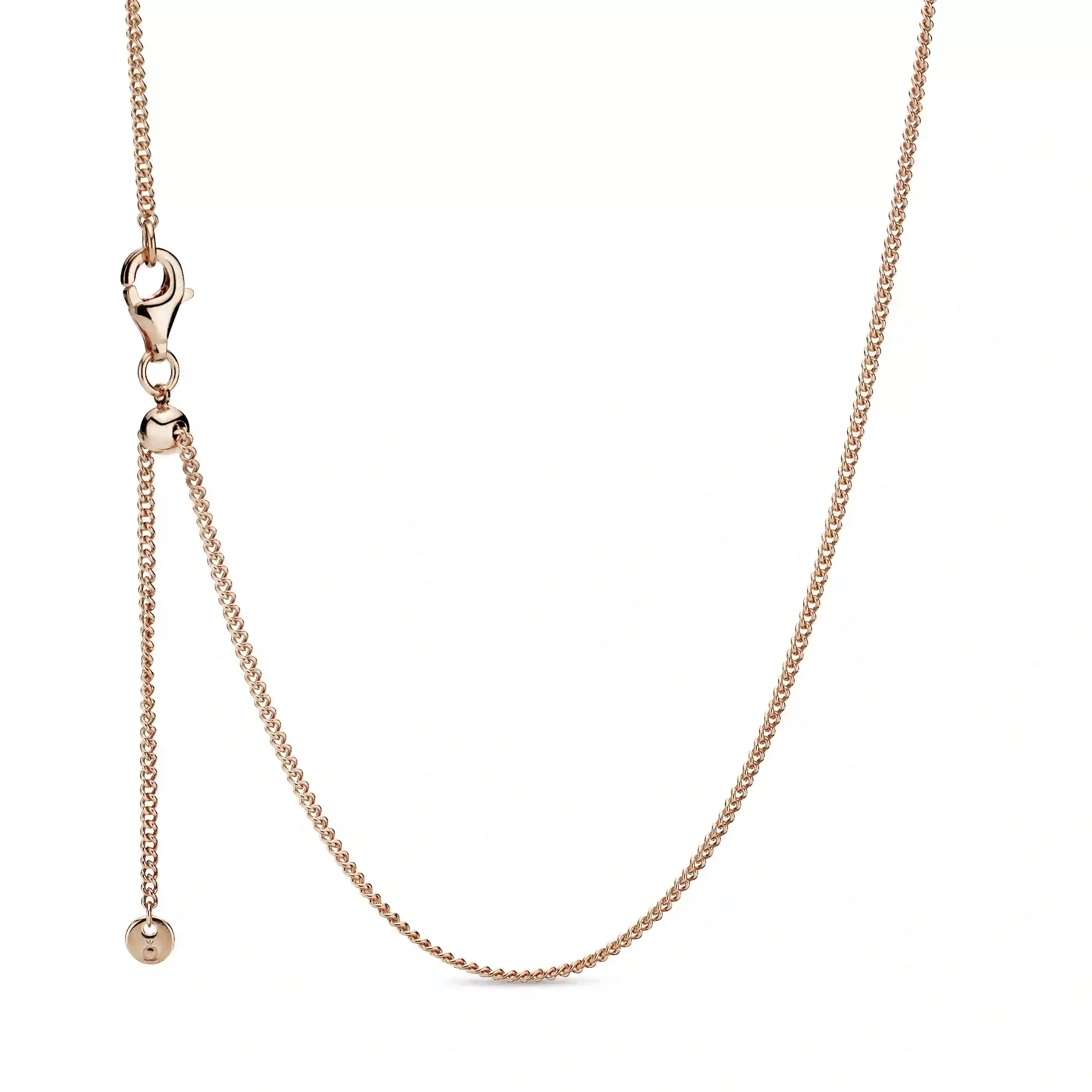 PANDORA Rose 14K Rose Gold Plated Silver Necklace/ 388283-60