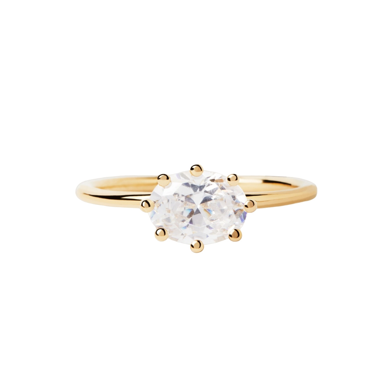 PDPAOLA 18K Gold Plated Silver Ring/ AN01-A12-14