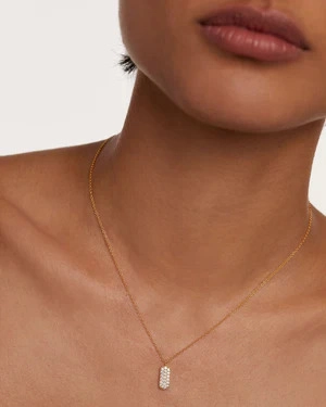 PDPAOLA 18K Gold Plated Silver Necklace/ CO01-483-U