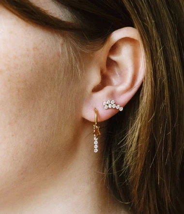 Zag Bijoux Cuff/ SEP15188-01WHT