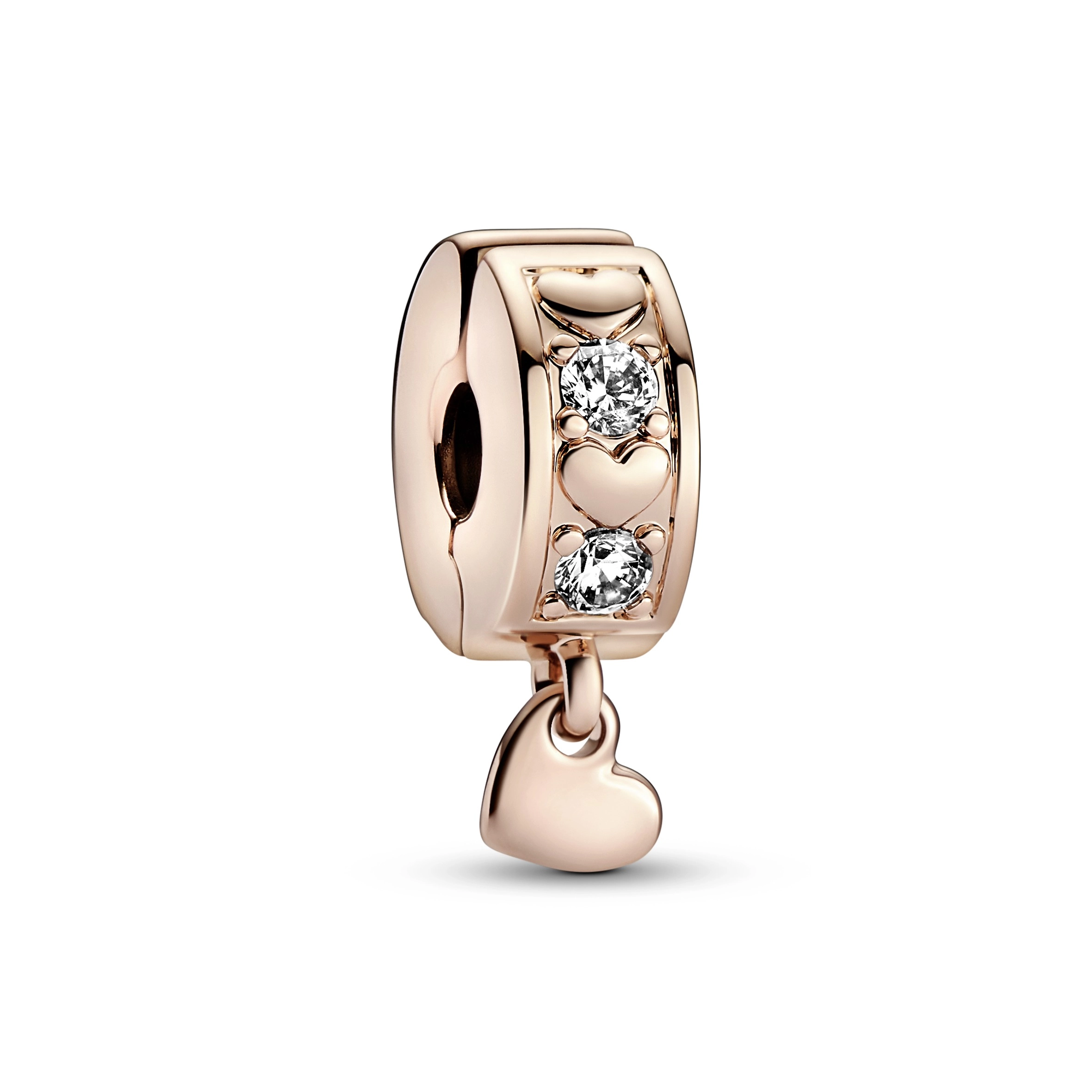 PANDORA Moments 14K Rose Gold Plated Silver Charm/ 782253C01