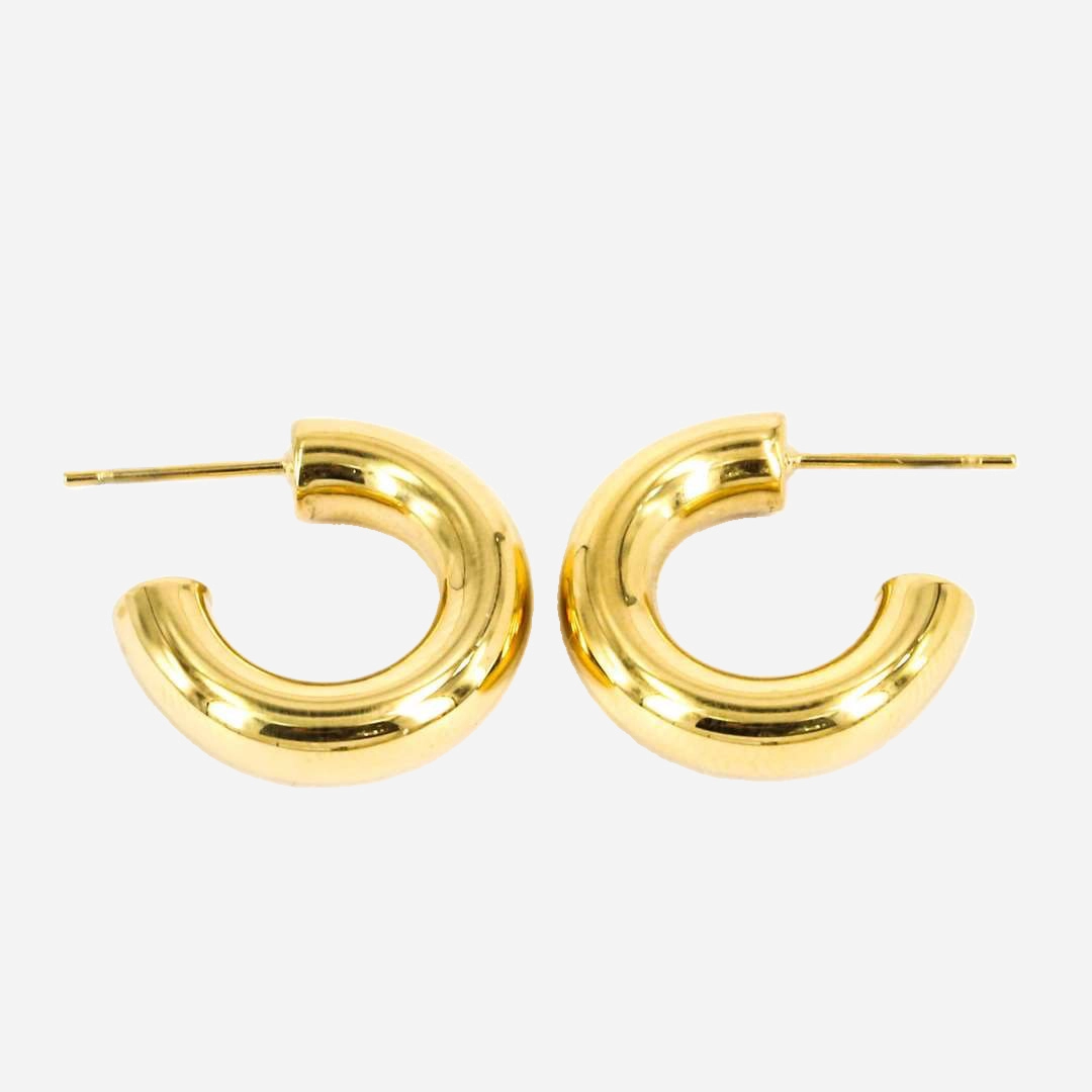 Zag Bijoux 24K Gold Plated Stainless Steel Surgical Earring/ SEC21313-01UNI5X20