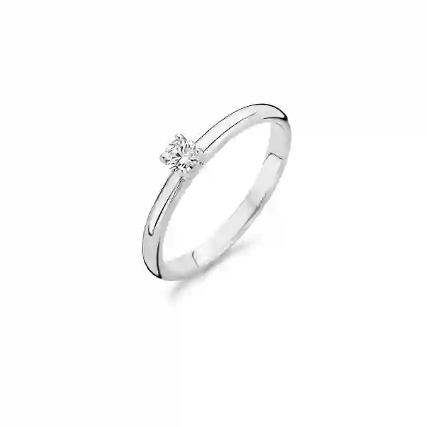 Blush 14K White Gold Ring/ 1112WZI-50