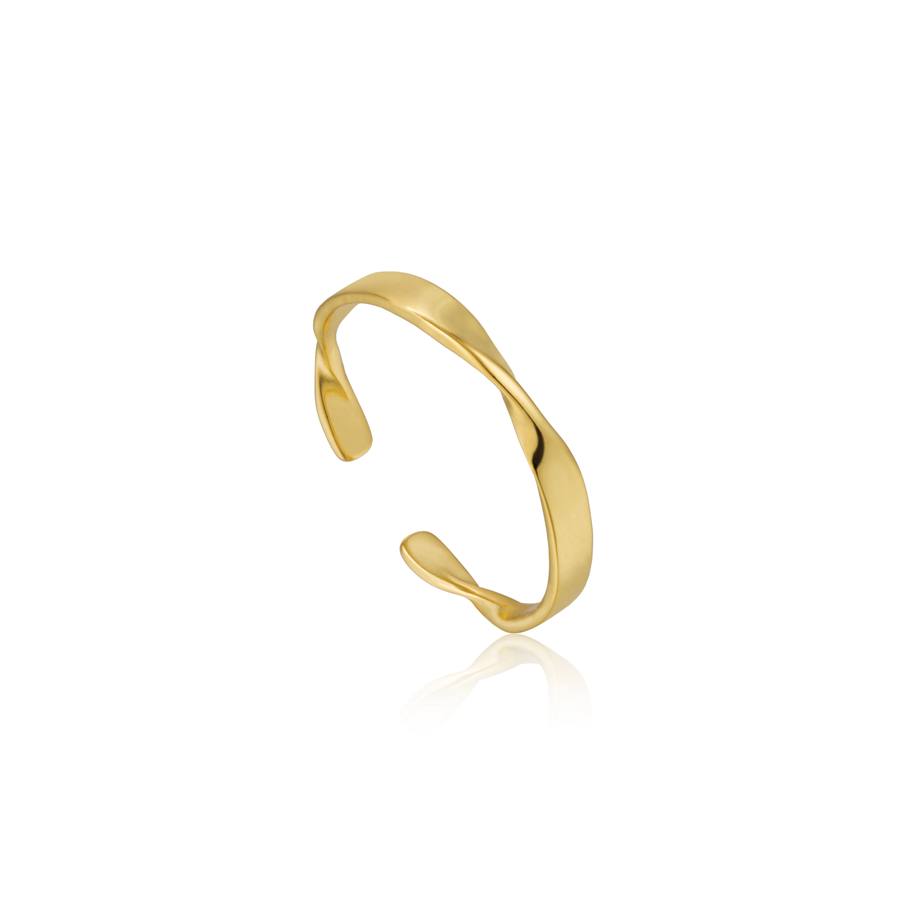 Ania Haie 14K Ոսկեպատ Արծաթյա Մատանի/ R012-04G
