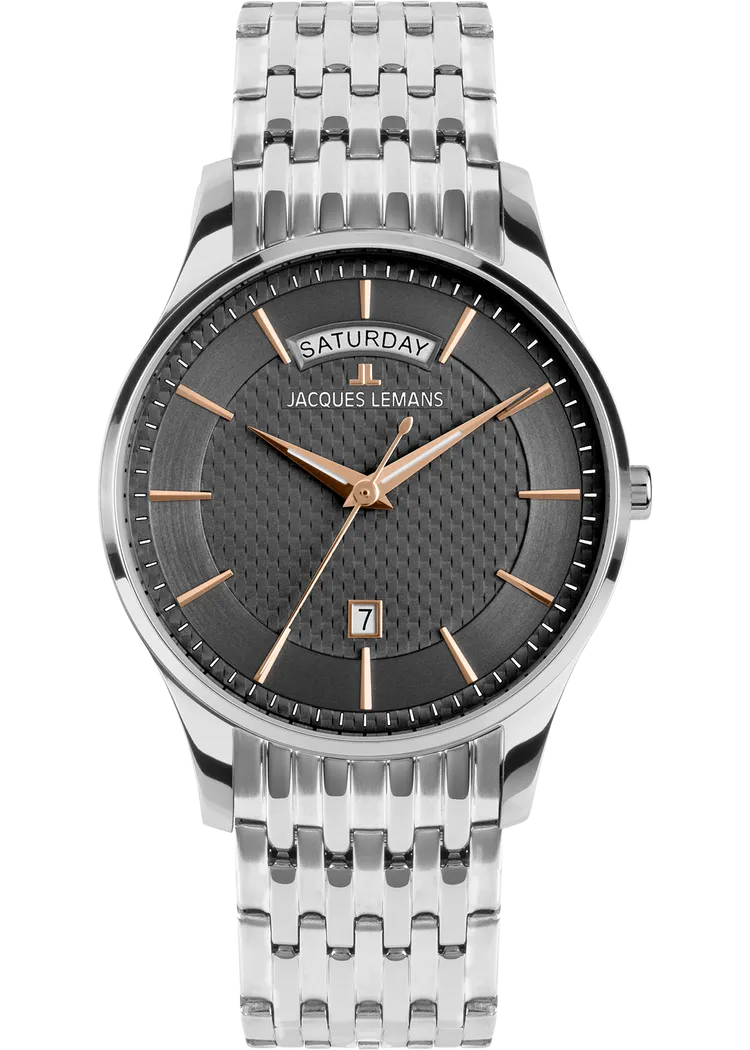 Jacques Lemans men's quartz wristwatch/ 1-2193I