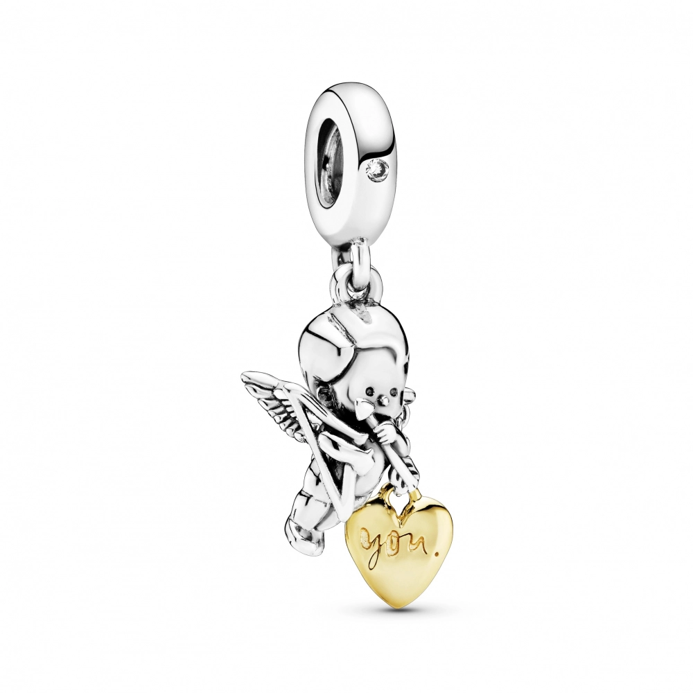 PANDORA Shine 14K Gold Plated Silver Charm/ 767796CZ