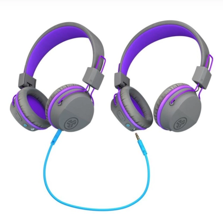Jlab Headphones Grey/Purple/ 58094