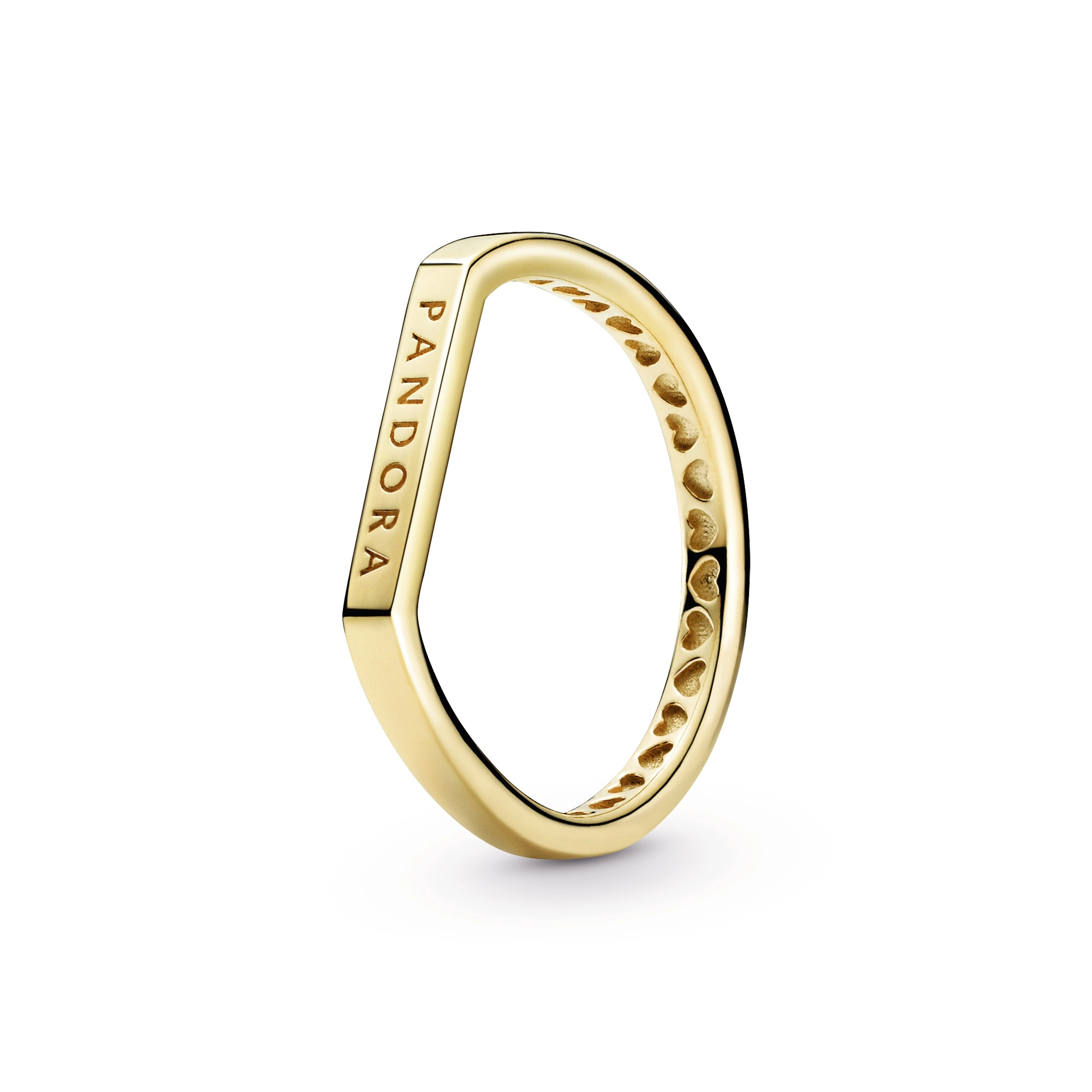 PANDORA Shine 14K Ոսկեպատ Արծաթյա Մատանի/ 169048C00-54