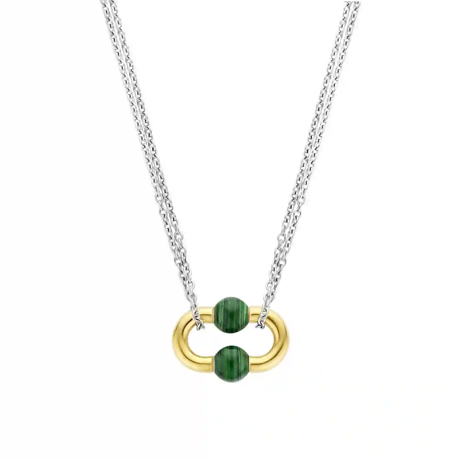 Ti Sento 14K Gold Plated Silver Necklace/ 34018MA-42