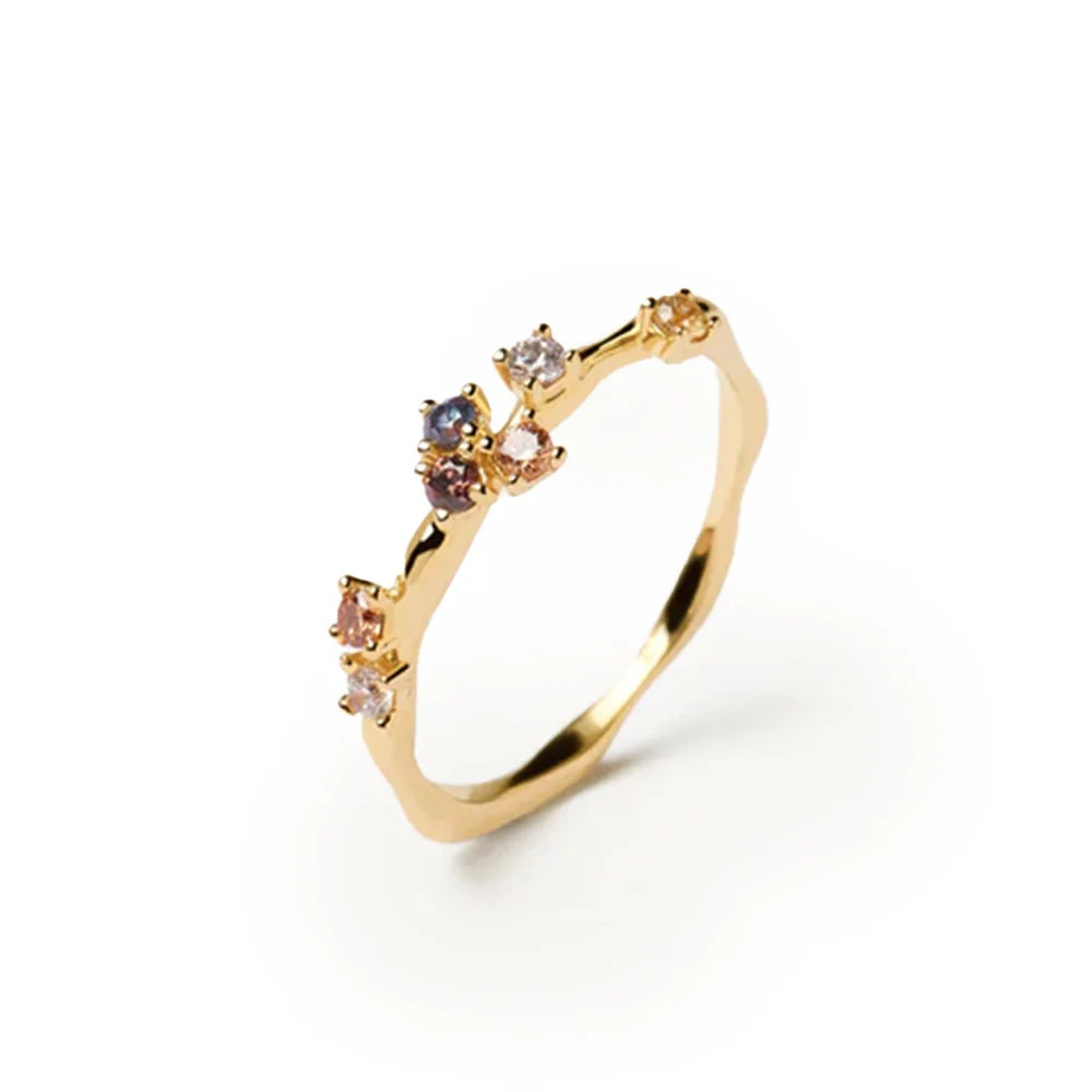 PDPAOLA 14K Gold Plated Silver Ring/ AN01-210-12