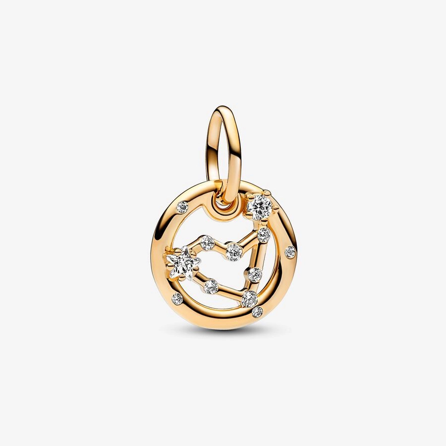 PANDORA Moments 14K Gold Plated Silver Charm/ 762720C01