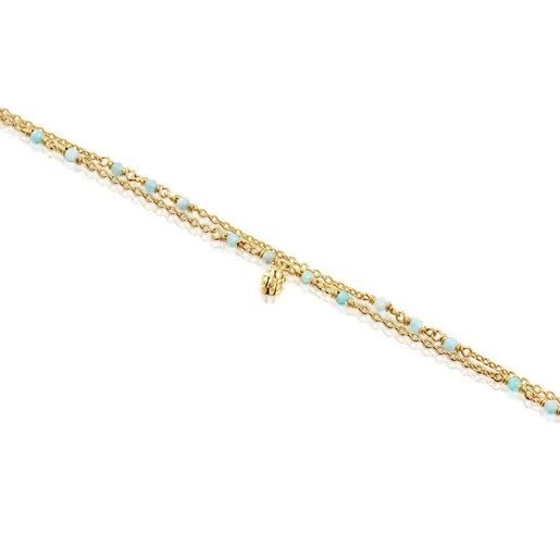 TOUS 18K Gold plated Silver Bracelet/ 311561600
