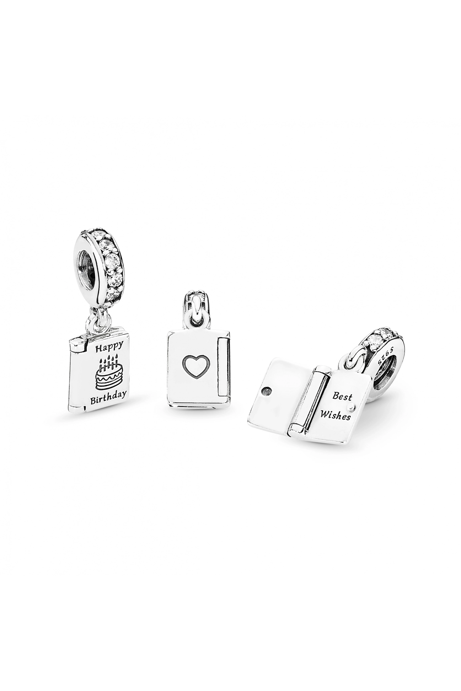 PANDORA Moments Silver Charm/ 791723CZ