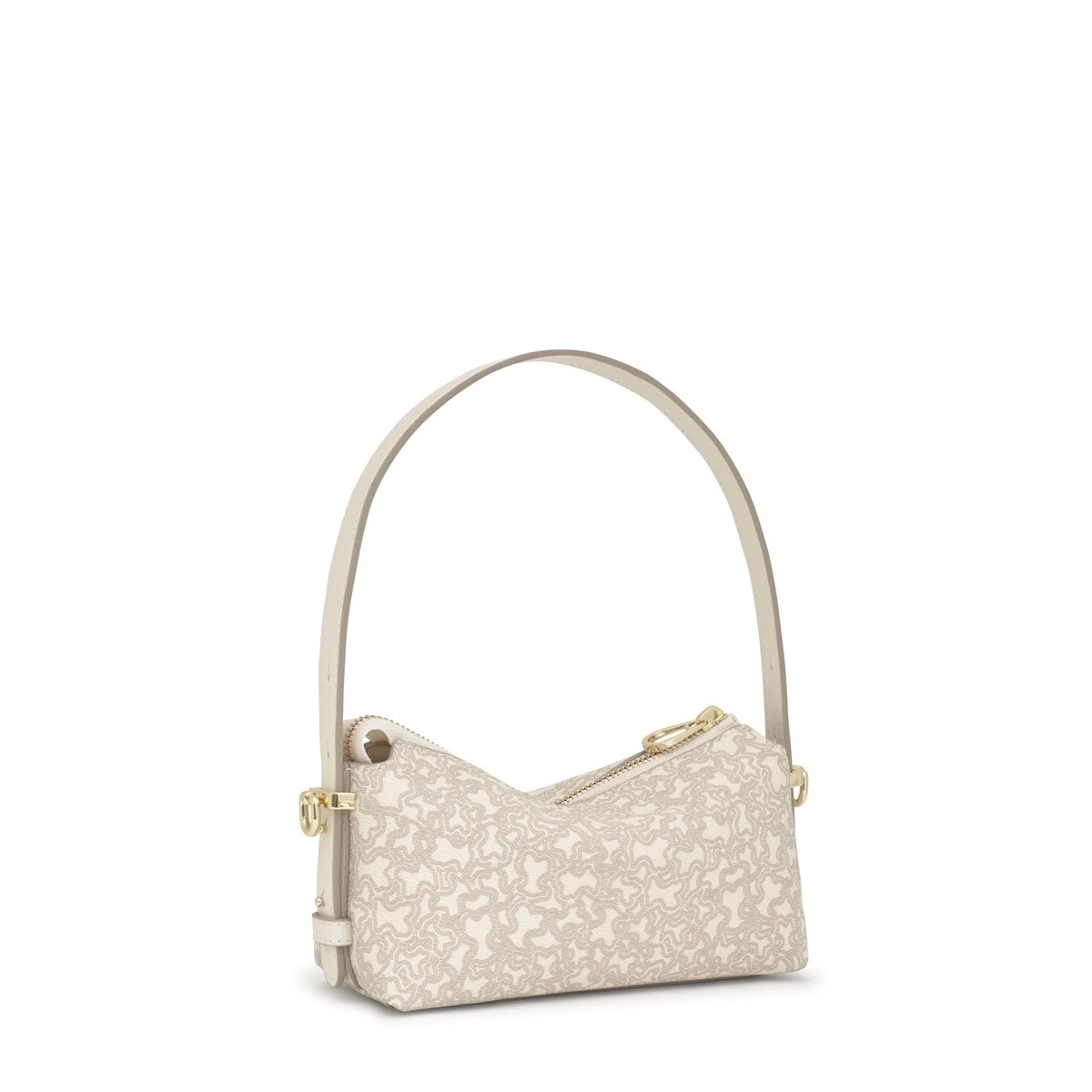 PU.PVC,HANDBAG K MINI LINES BEIG