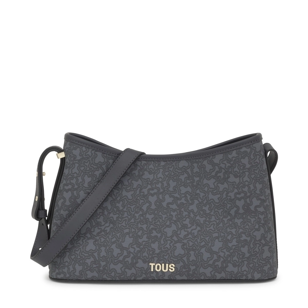 PU.PVC,HANDBAG L.K MINI LINES DARK GREY
