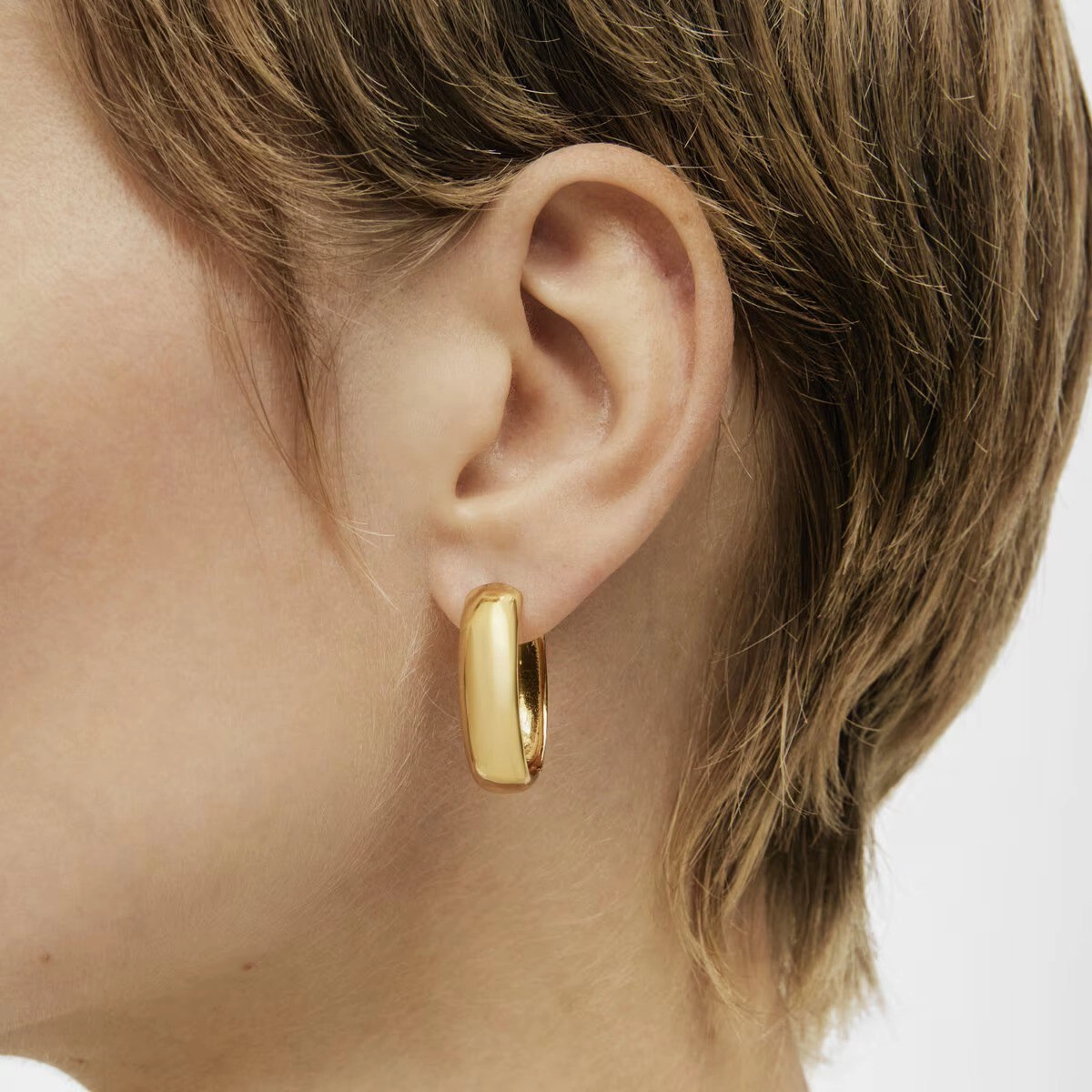 TOUS 18K Gold plated Silver Earring/ 111183530