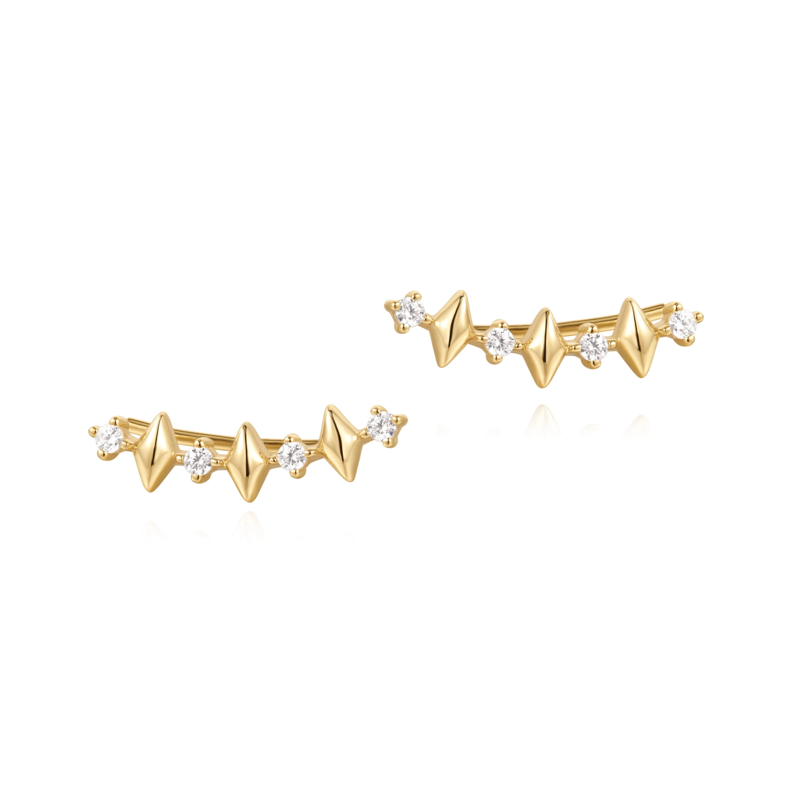 Ania Haie 14K Ոսկեպատ Արծաթյա Քաֆֆ/ E061-04G
