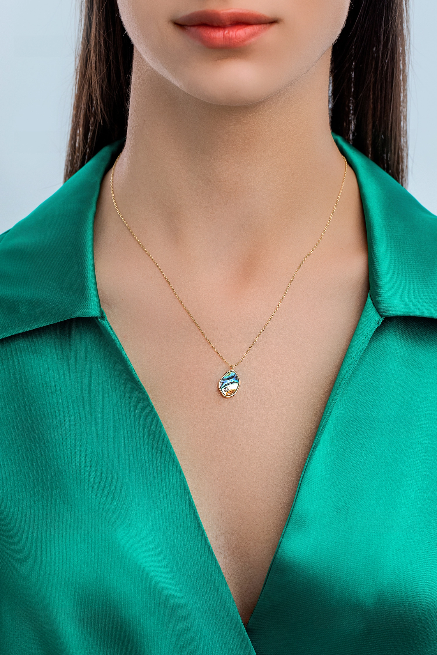 Ania Haie 14K Ոսկեպատ Արծաթյա Վզնոց/ N027-01G