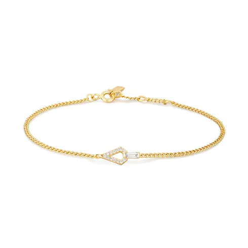 Ania Haie 14K Gold Plated Silver Bracelet/ B059-02G