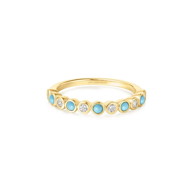 Ania Haie 14K Ոսկեպատ Արծաթյա Մատանի/ R063-01G-54