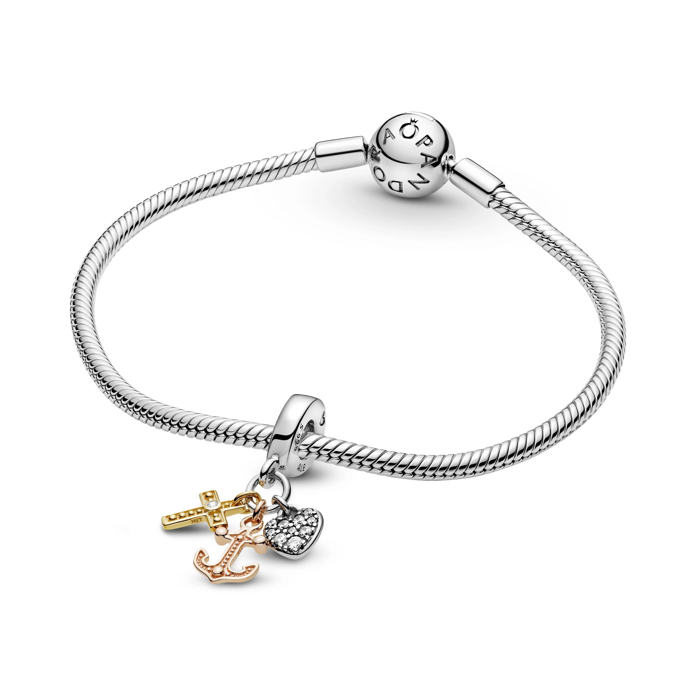 PANDORA Moments 14K Վարդագույն ոսկու պատվածքով Արծաթյա Չարմ/ 799354C01