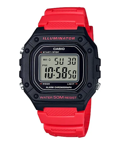 Casio General Men's Wristwatch/ W-218H-4BVDF