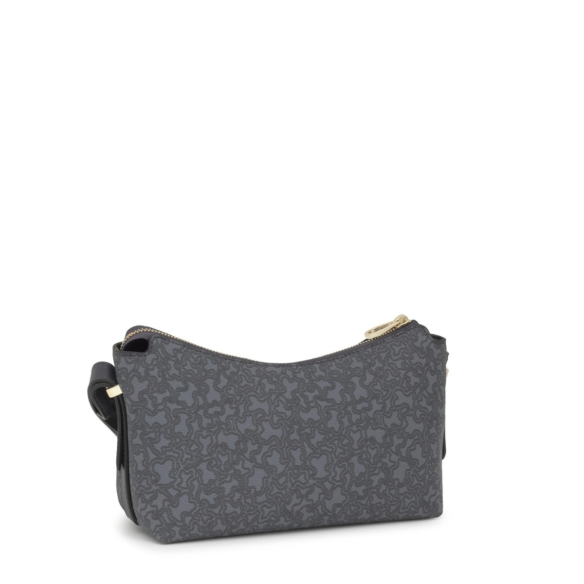 PU.PVC,HANDBAG M.K MINI LINES DARK GREY
