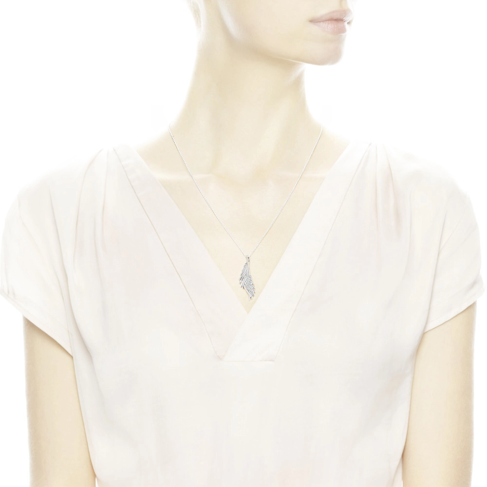 PANDORA Moments Silver Necklace/ 390373CZ-70