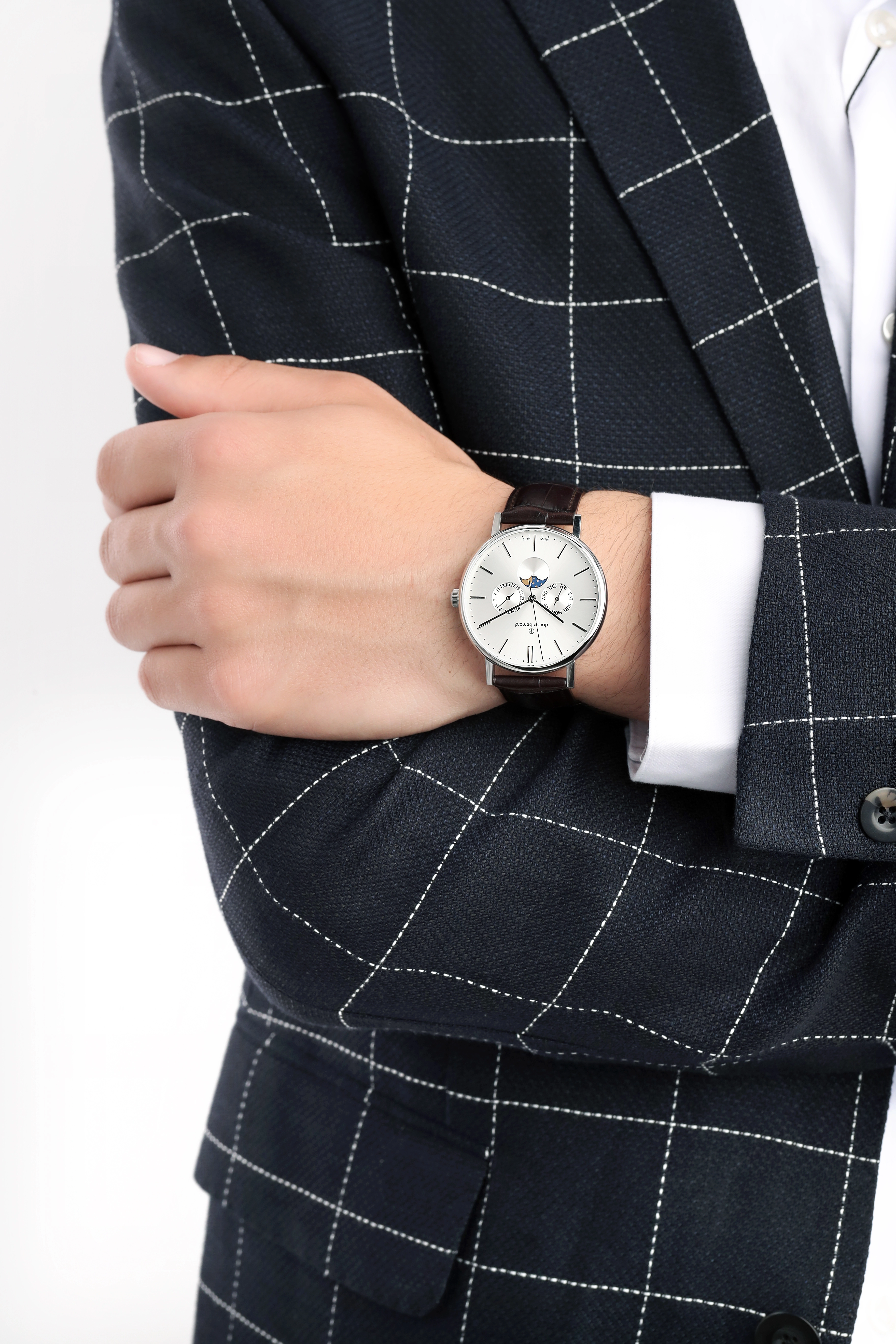 Claude Bernard  Men's  Wristwatch/ 40004 3 AIN Switzerland