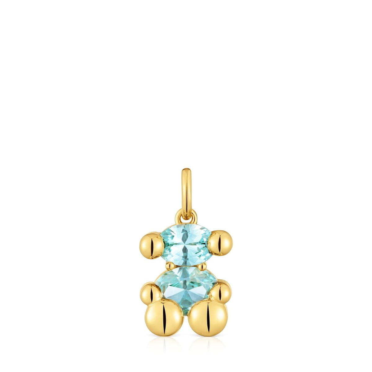TOUS 18K Gold Plated Silver Pendant/ 1004329400