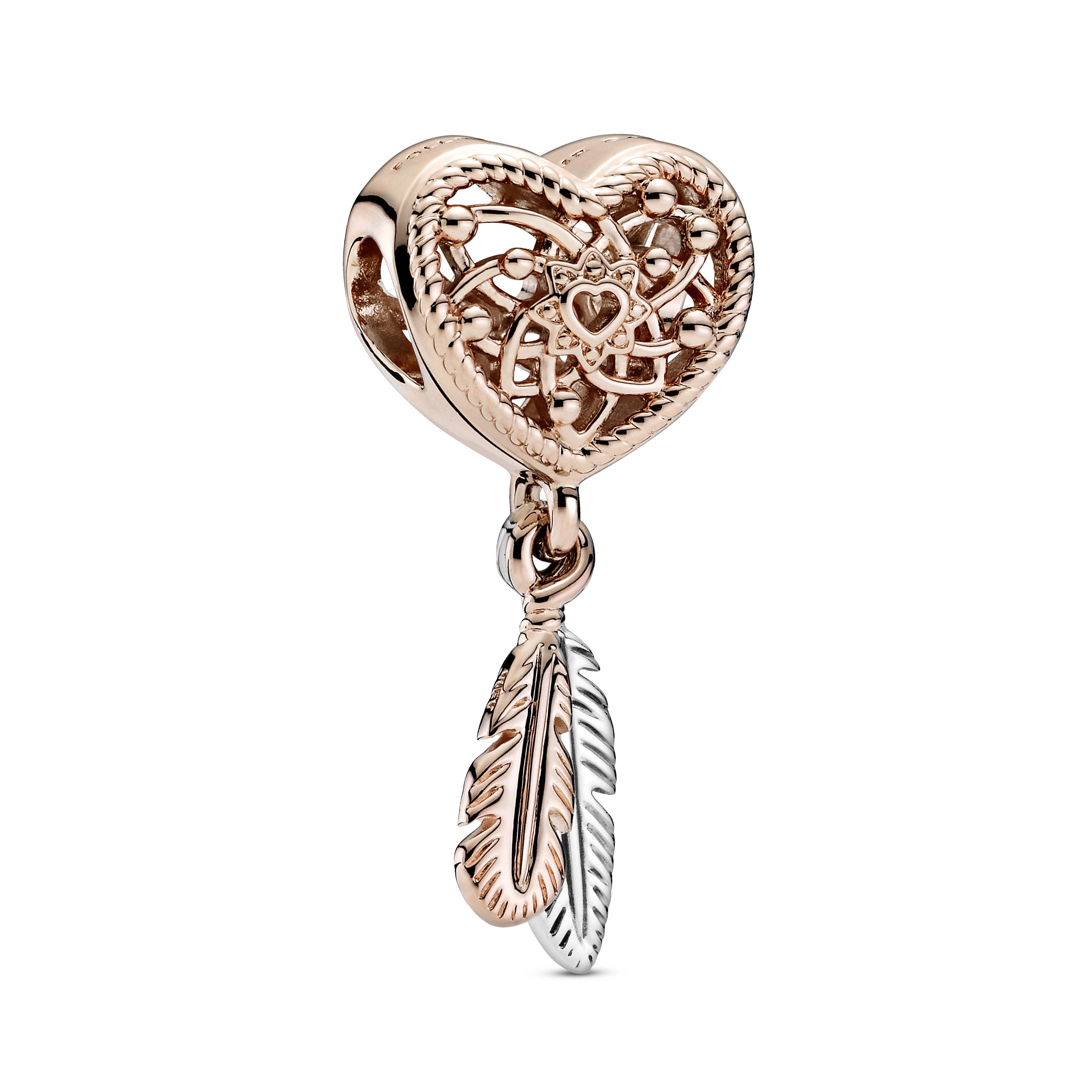 PANDORA Rose 14K Վարդագույն ոսկու պատվածքով Արծաթյա Չարմ/ 789068C00