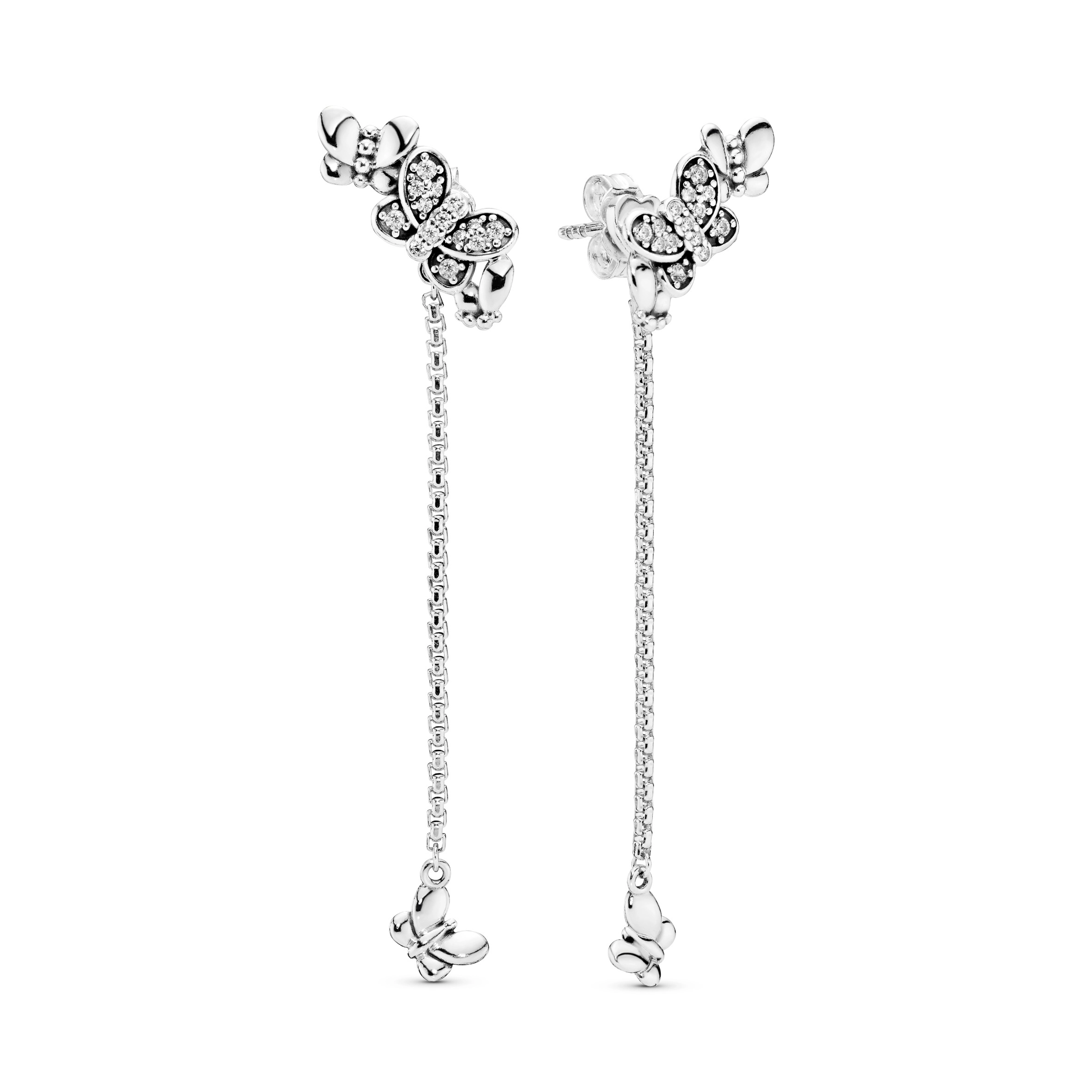 PANDORA Moments Silver Earring/ 297964CZ