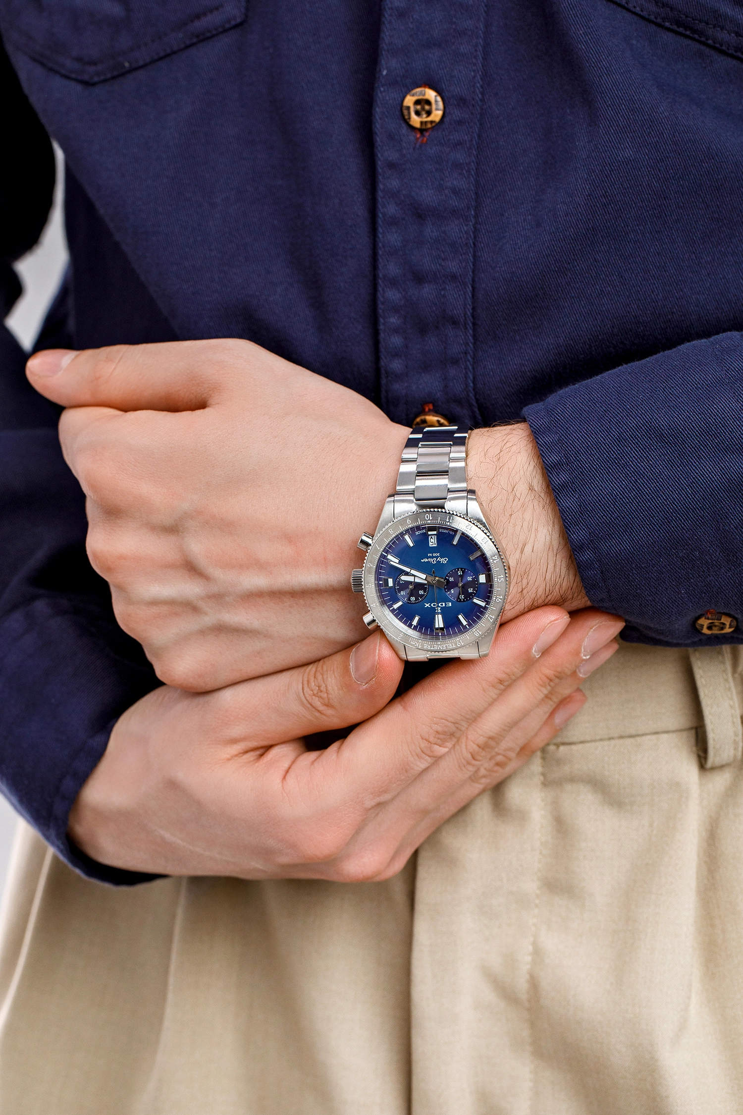 Edox Տղամարդու Կվարցային ժամացույց/ 10116 3 BUIDN