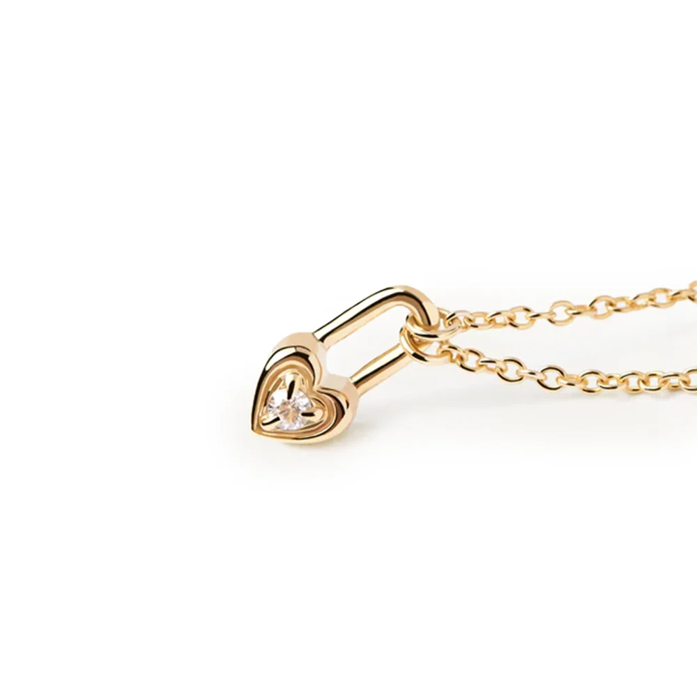 PDPAOLA 14K Gold Plated Silver Necklace/ CO01-510-U