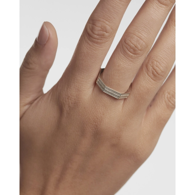 PDPAOLA Silver Ring/ AN02-A06-18