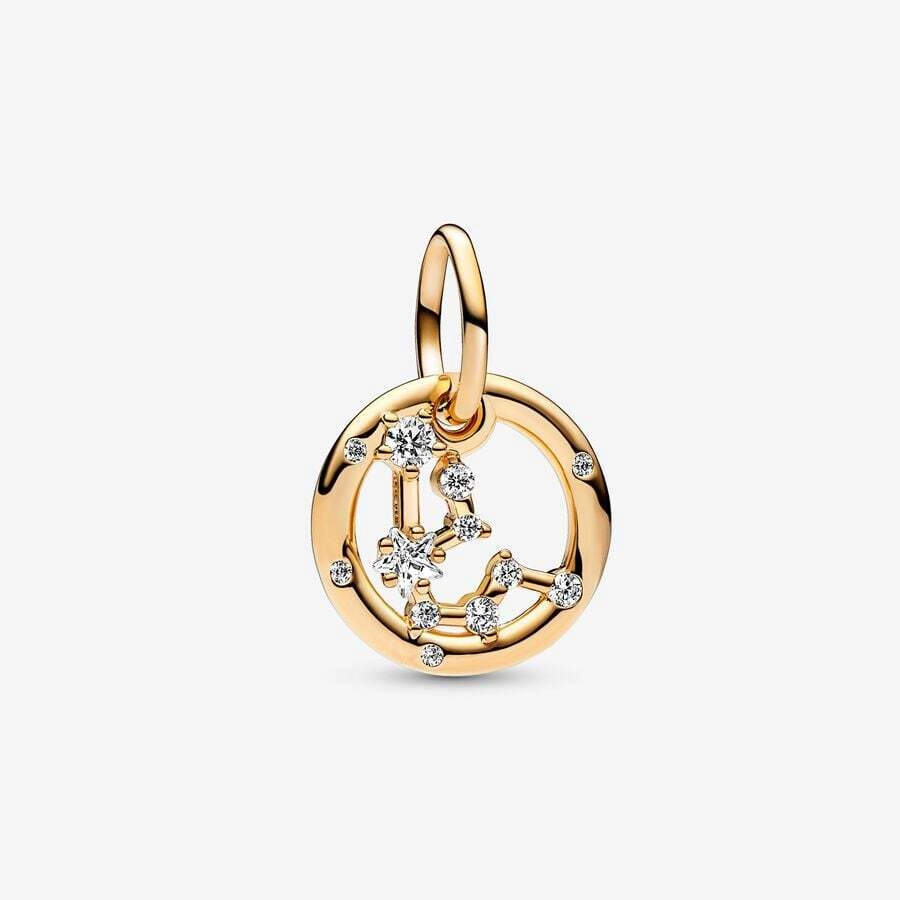 PANDORA Moments 14K Gold Plated Silver Charm/ 762717C01