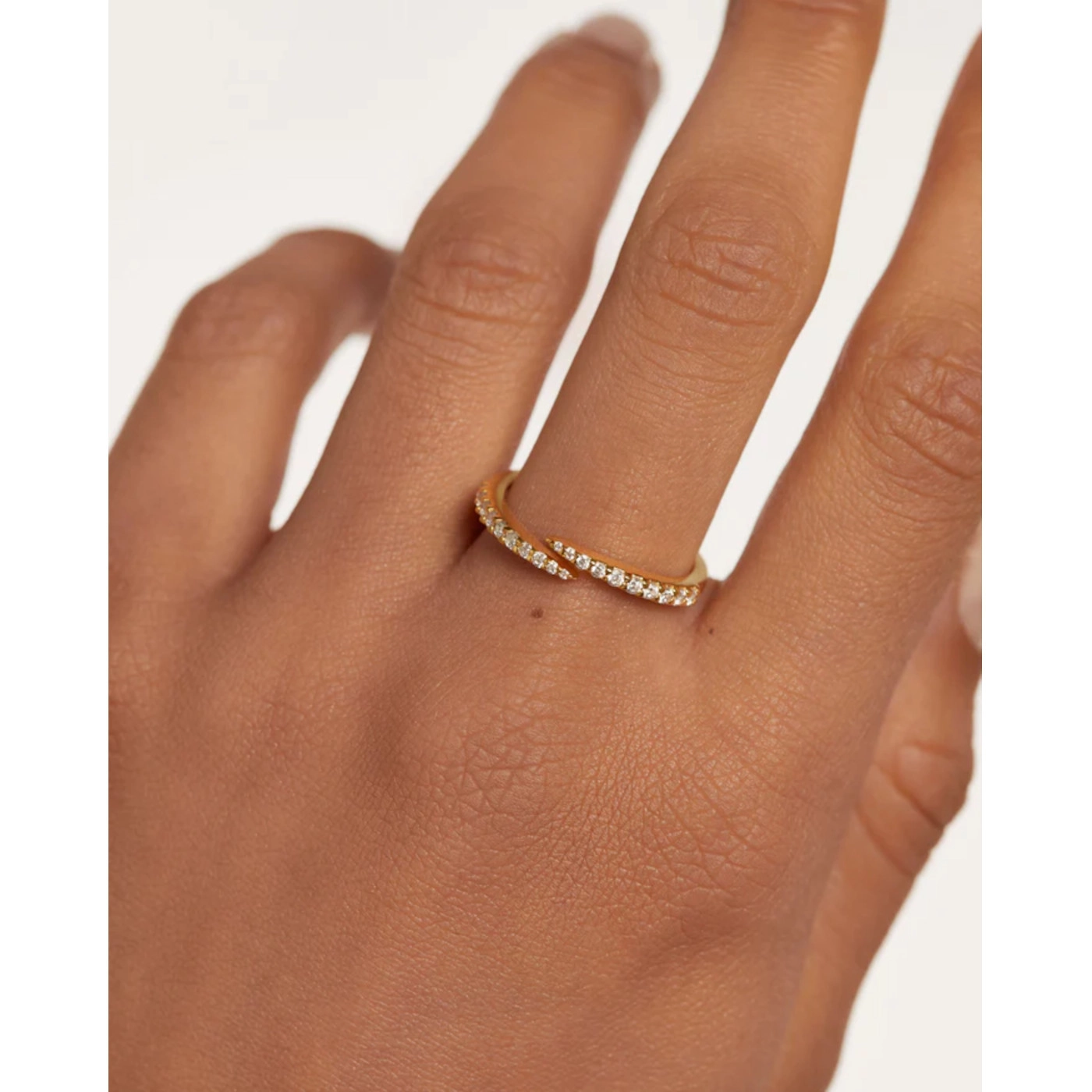 PDPAOLA 18K Gold Plated Silver Ring/ AN01-875-16