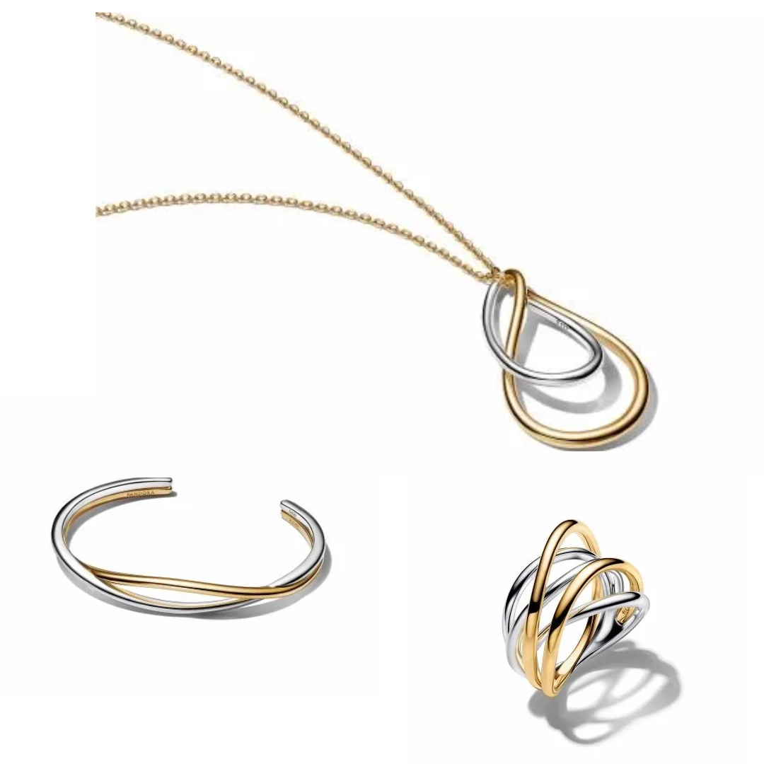 Pandora Essence 14K Gold Plated Set