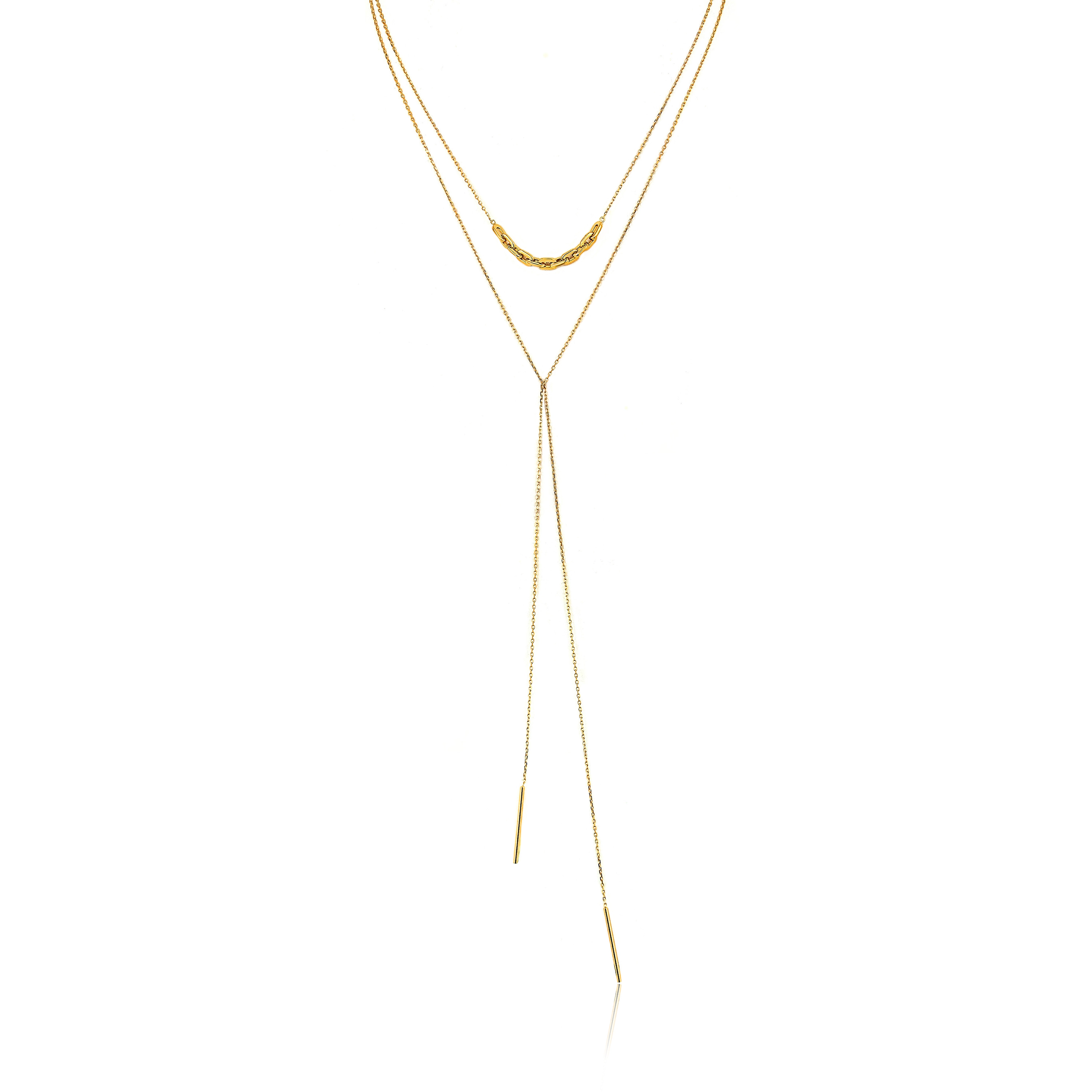 Ania Haie 14K Ոսկեպատ Արծաթյա Վզնոց/ N004-02G