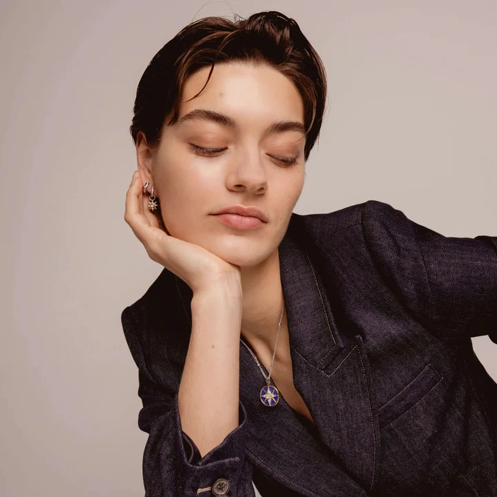 Ti Sento 14K Позолоченное Серебряное Ожерелье/ 6823BL