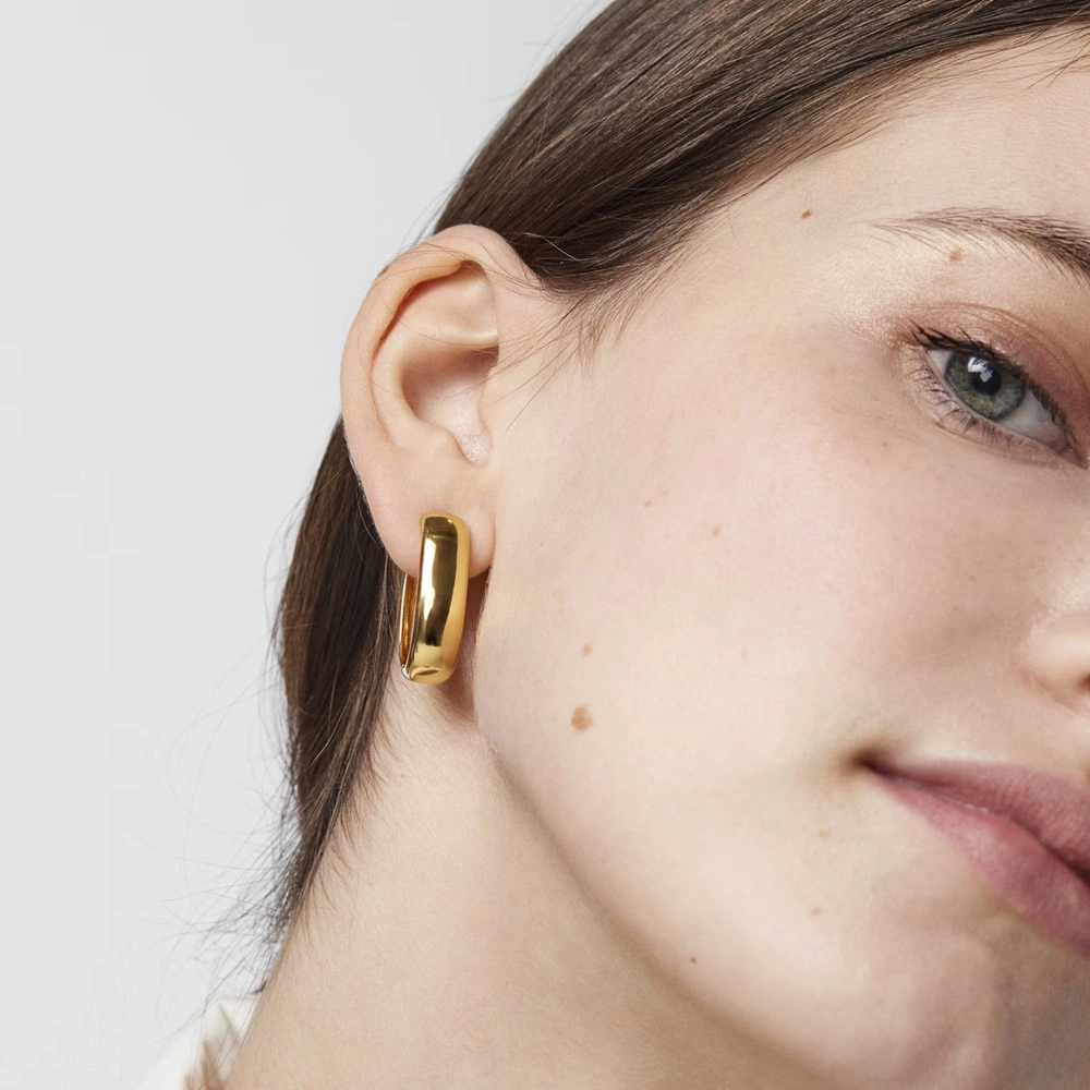 TOUS 18K Gold plated Silver Earring/ 111183530