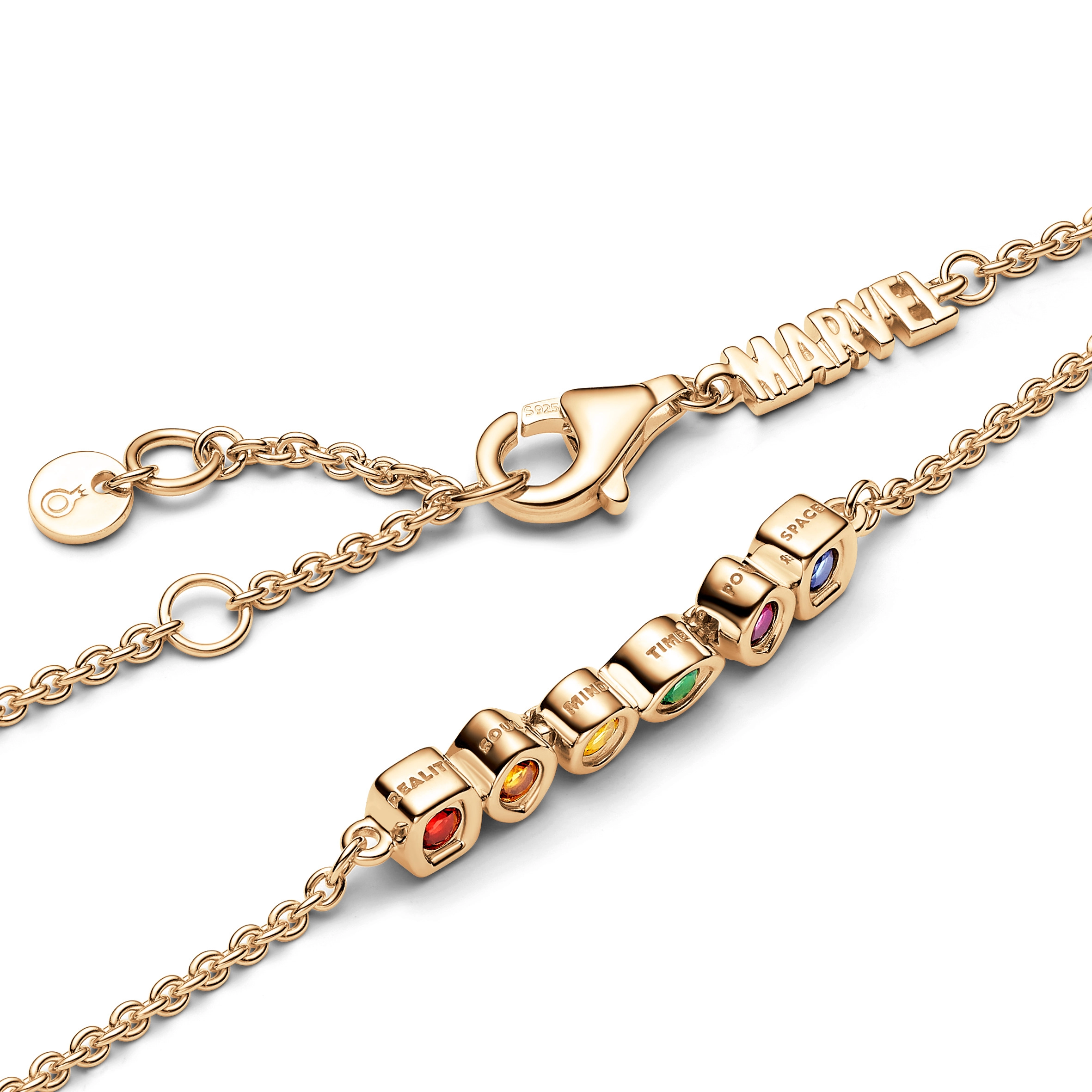 PANDORA Marvel 14K Позолоченный Серебряный Браслет/ 562960C01-16