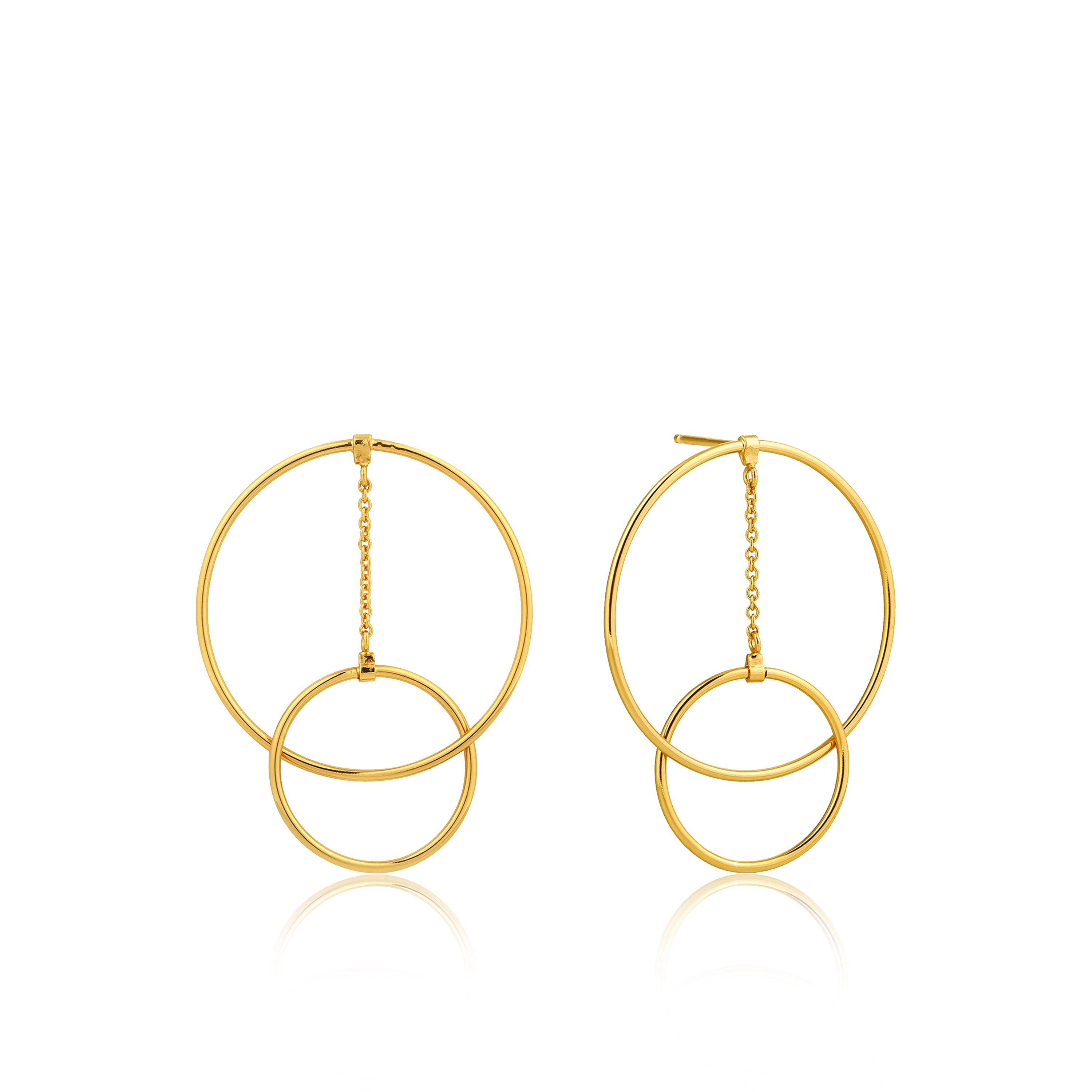 Ania Haie 14K Ոսկեպատ Արծաթյա Ականջօղ/ E002-04G