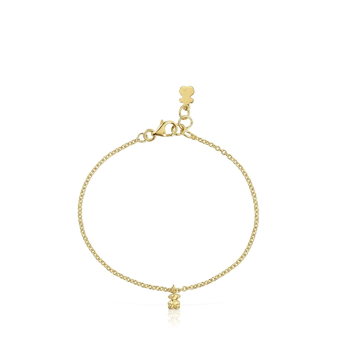 TOUS 18K Gold Plated Silver Bracelet/ 311561690