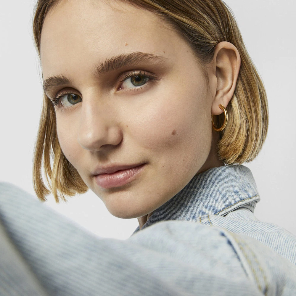 TOUS 18K Gold plated Silver Earring/ 911183540