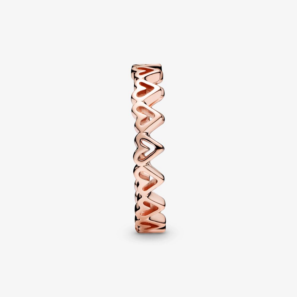 PANDORA Rose 14K Վարդագույն ոսկու պատվածքով Արծաթյա Մատանի/ 188696C00-50